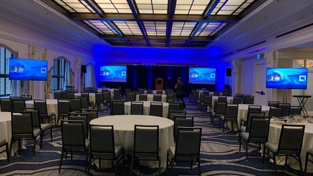 large screen tv, screen, audio visual, ballroom, corporate, meeting, big screen tv, conference, delay screen, conference